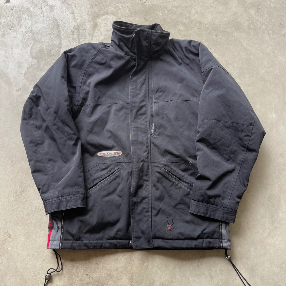 Spyder Venom Mens S Black Thinsulate Insulated Ski Jacket Winter Coat Pockets